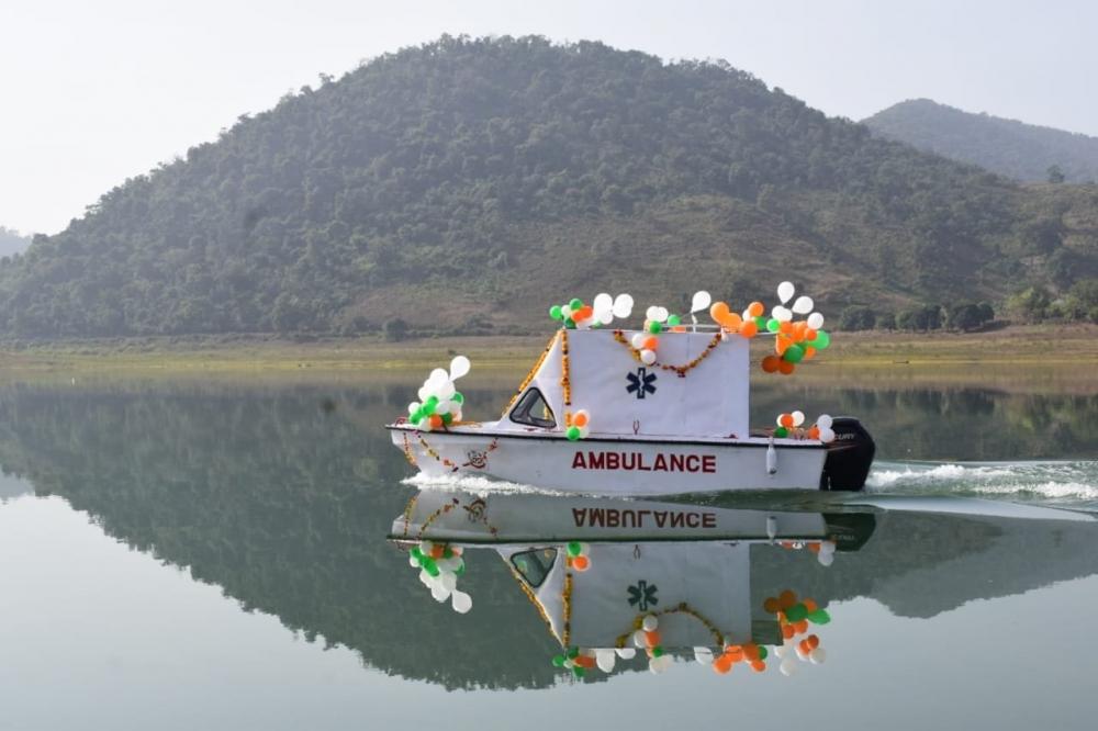 The Weekend Leader - BSF launches boat ambulance in Malkangiri in Odisha